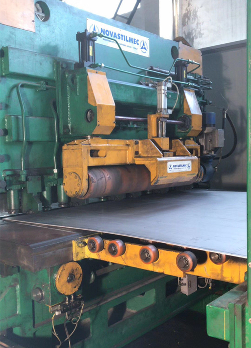 Latest company case about NOVASTILMEC-COIL sheet metal slitter machine cutting lines, cutting blade supply