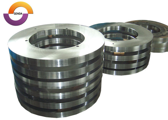 Circular Knives Rotary Slitter Blades HRC53 For Aluminum Foil Cutting