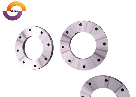 Ra0.1um Rotary Slitter Blades Cold Working SKD11 For Slitting Machine