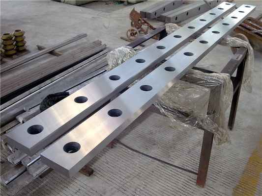 200 - 2000mm Hydraulic Carbon Steel Shear Blade HRC58 - 62 Rectangular