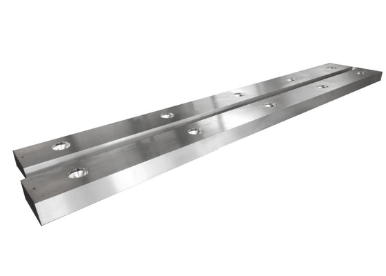 Serrated Blade Edge Sheet Metal Shear Blades with Customized Cutting Angle and Finish