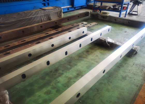 H13k Steel Plate Alligator Shear Blades For Metal Sheet Cutting Slitter Lines