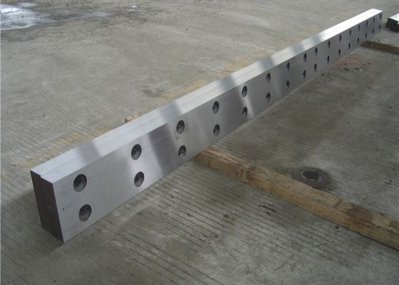 Crop Metal Steel Shear Blades 52 HRC Cold Rolling For Pickling Line Workshop