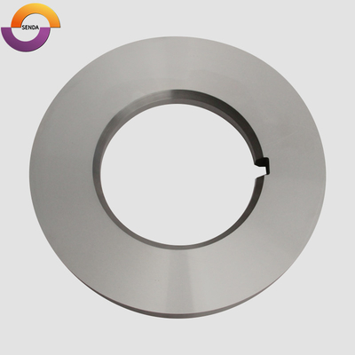 Polished Round Carbide Steel Rotary Knife  / Round Balde  With Sharp Edge And Ra0.2-Ra0.4 Roughness