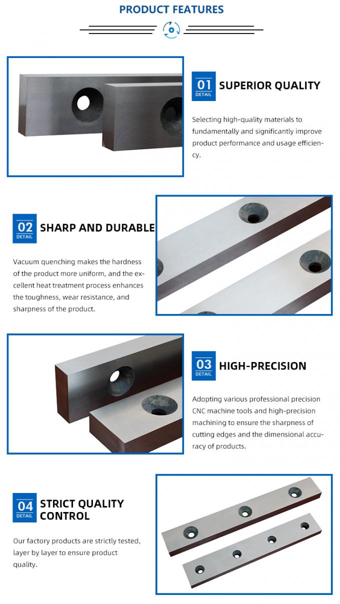 Industrial Hydraulische Rebar Shear Blades For Precise Sheet Metal Cutting 1